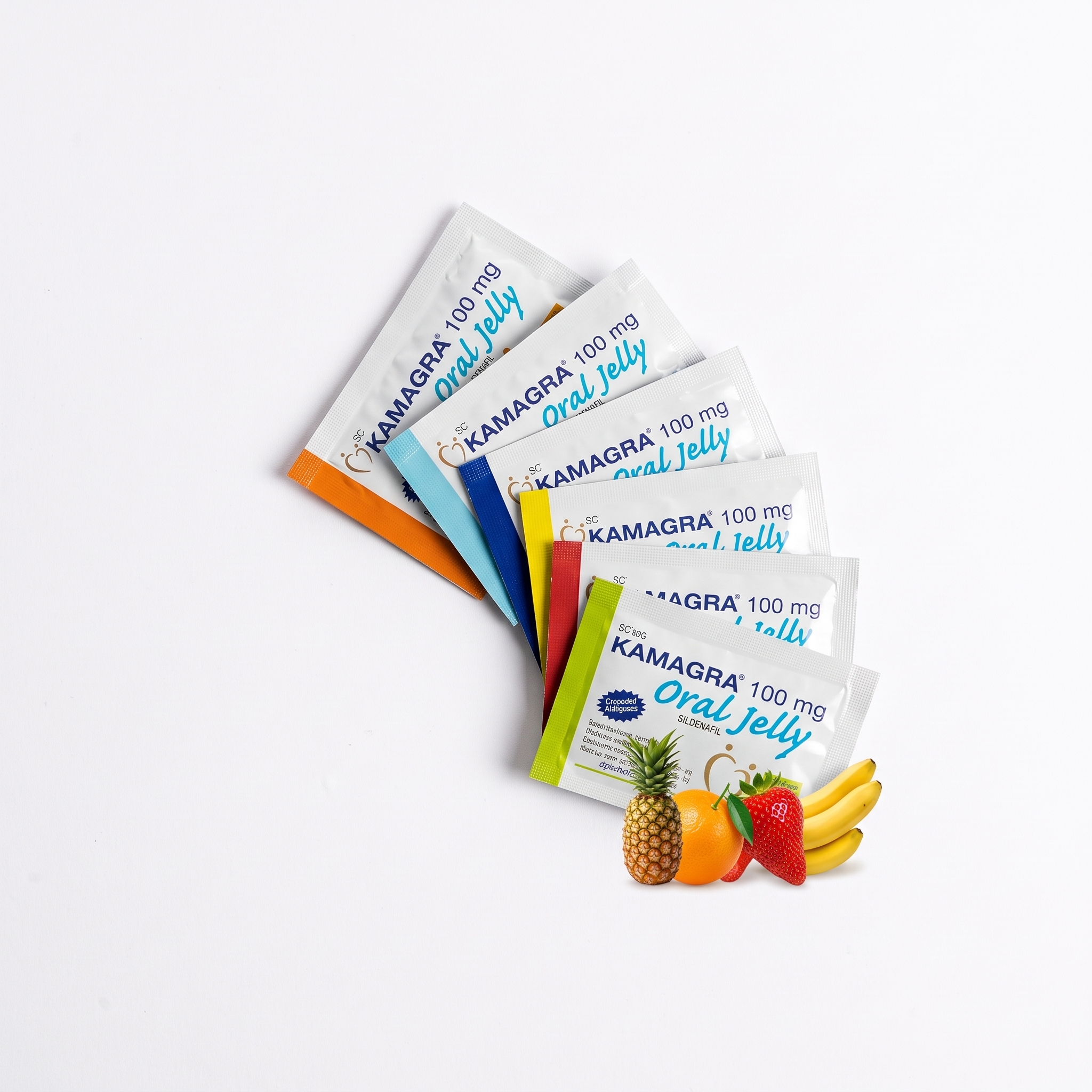 Kamagra 7 Farklı Meyve Aromalı Saşeler