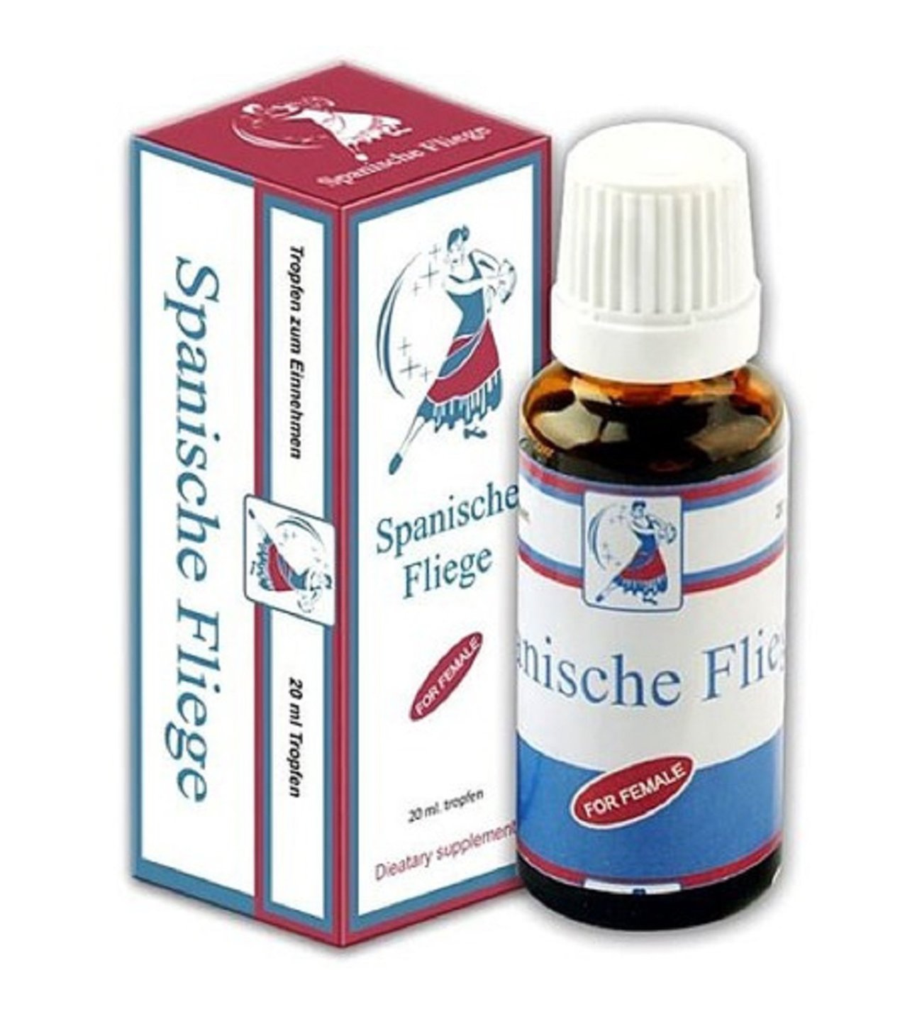 Spanische Fliege For Female 20 ml Bayan İstek Artırıcı Damla Orijinal Kutu ve Şişe