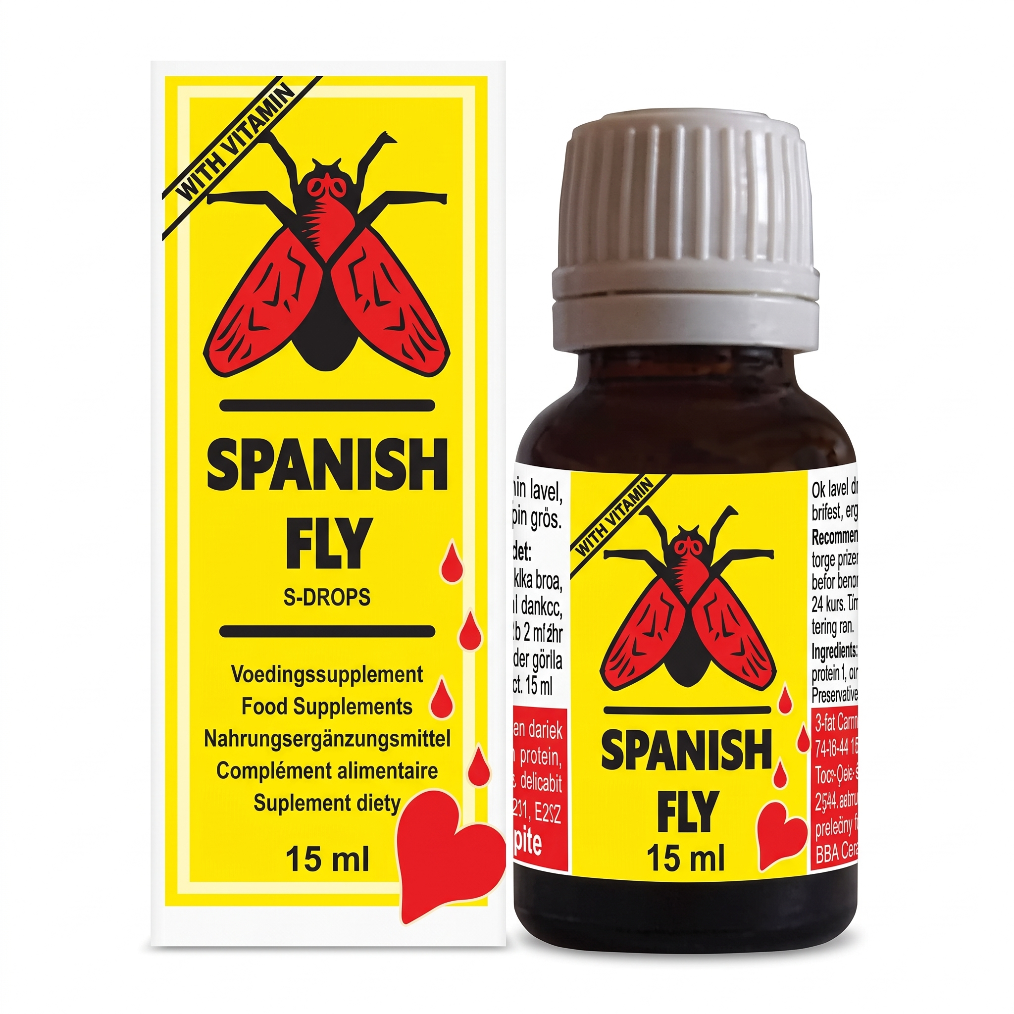 Spanish Fly Damla 15 ml Bayan İstek Artırıcı Damla Orijinal Kutu ve Şişe